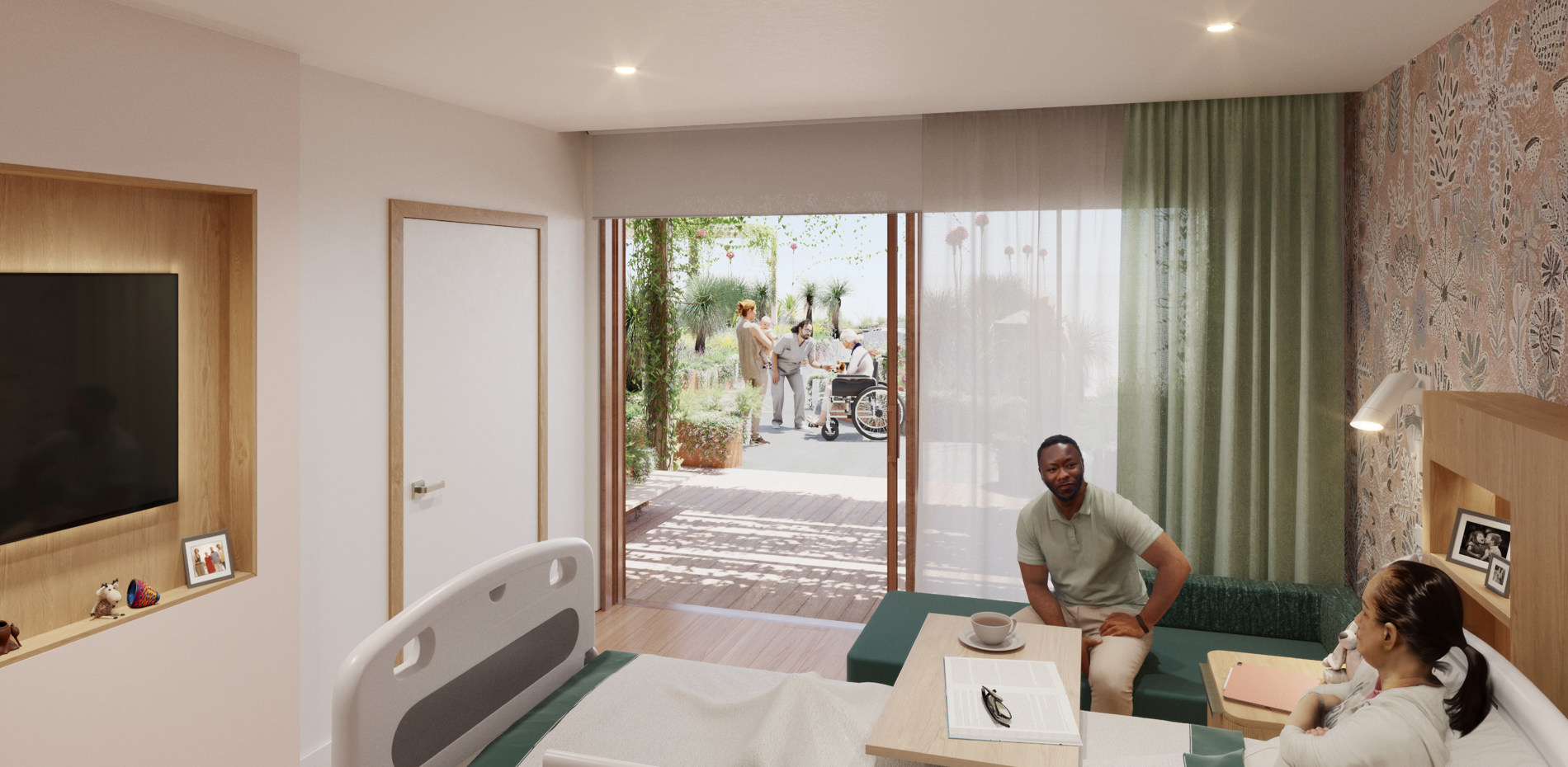 First Look at the New Westmead Hospital Palliative Care Unit   Main Image