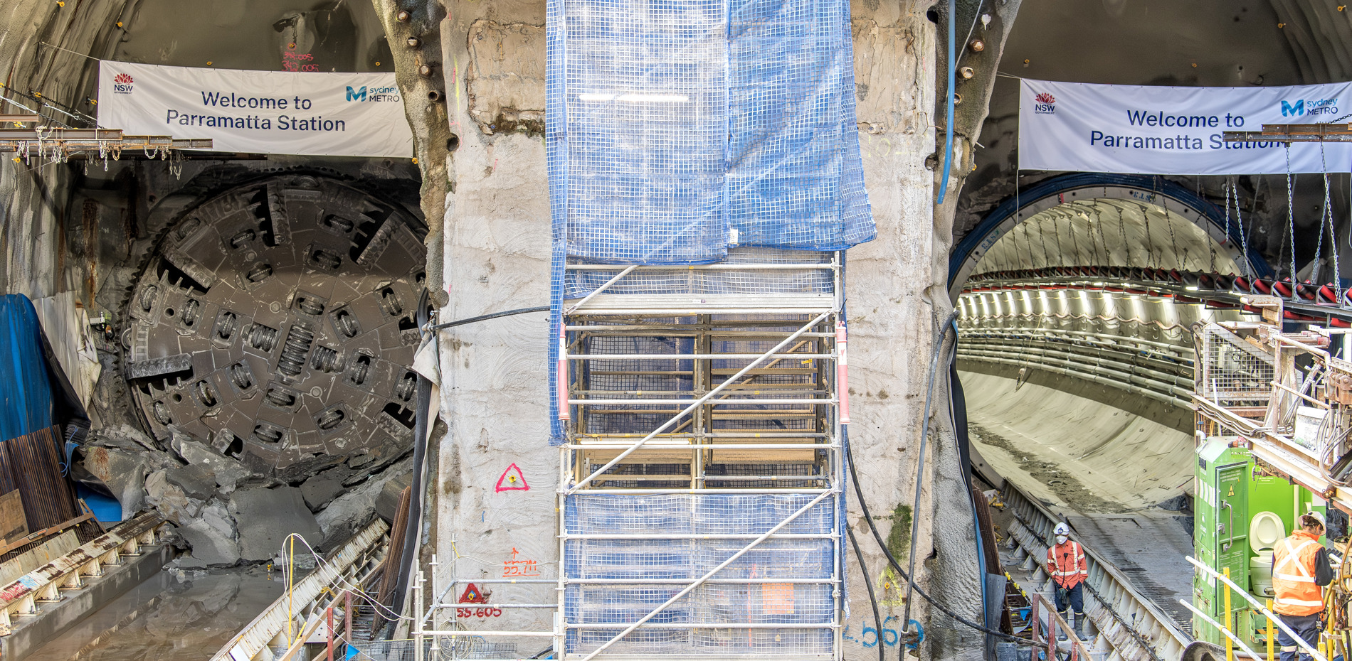 Metro tunnel transformation under Parramatta  Main Image